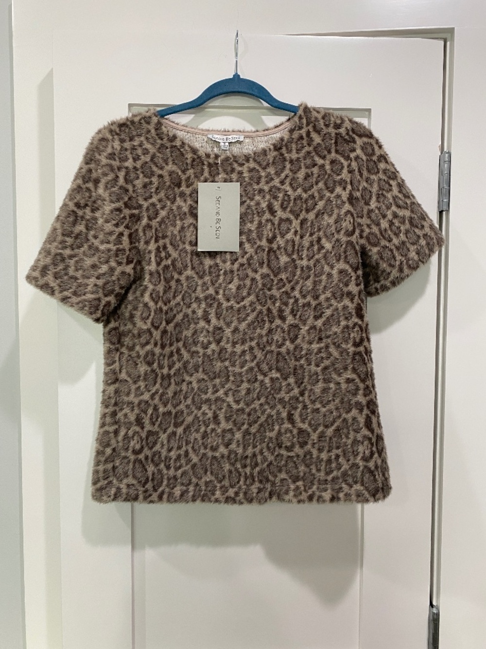 See and Be Seen Leopard Print Top